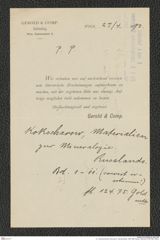 k.k. naturhistorisches Hofmuseum, Intendanzakten 1885-1896 (Hauer), Aktenzahl Z.292/1893, Seite 2